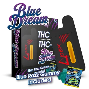Blue Dream Vape Pen Deltapex THC-A THC-P 5000mg